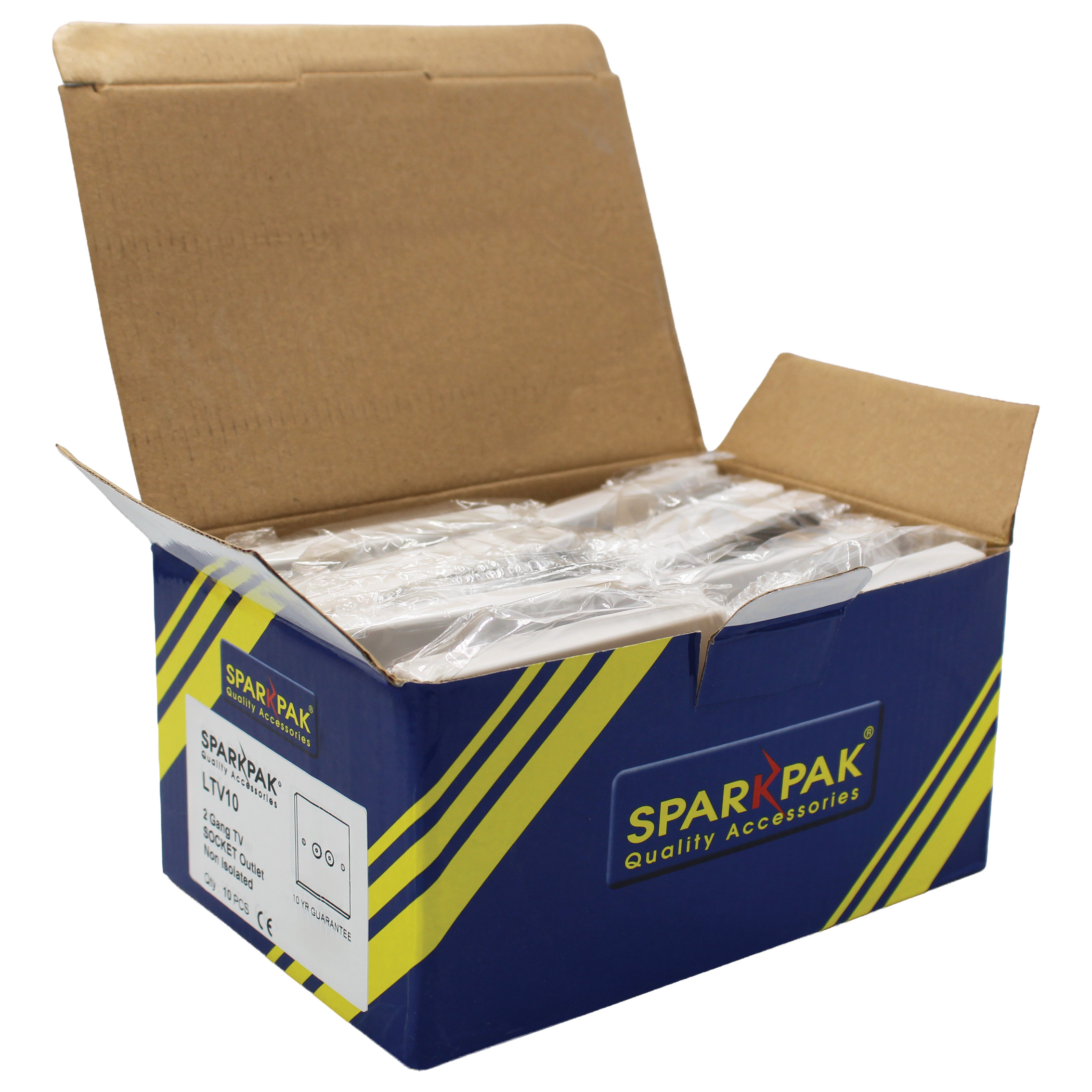 2G Coax Outlet Plate